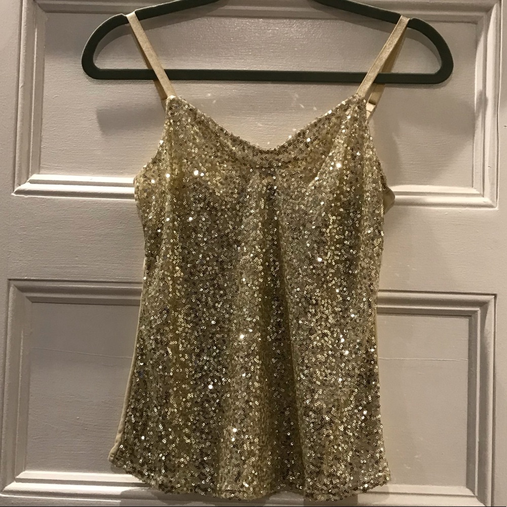 Gold Sparkle Top